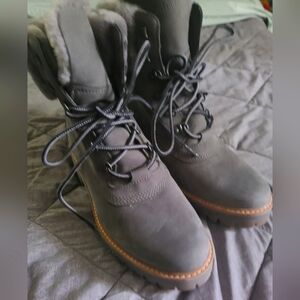 Timberland Women's Waterproof Combat Boots - Size 10
